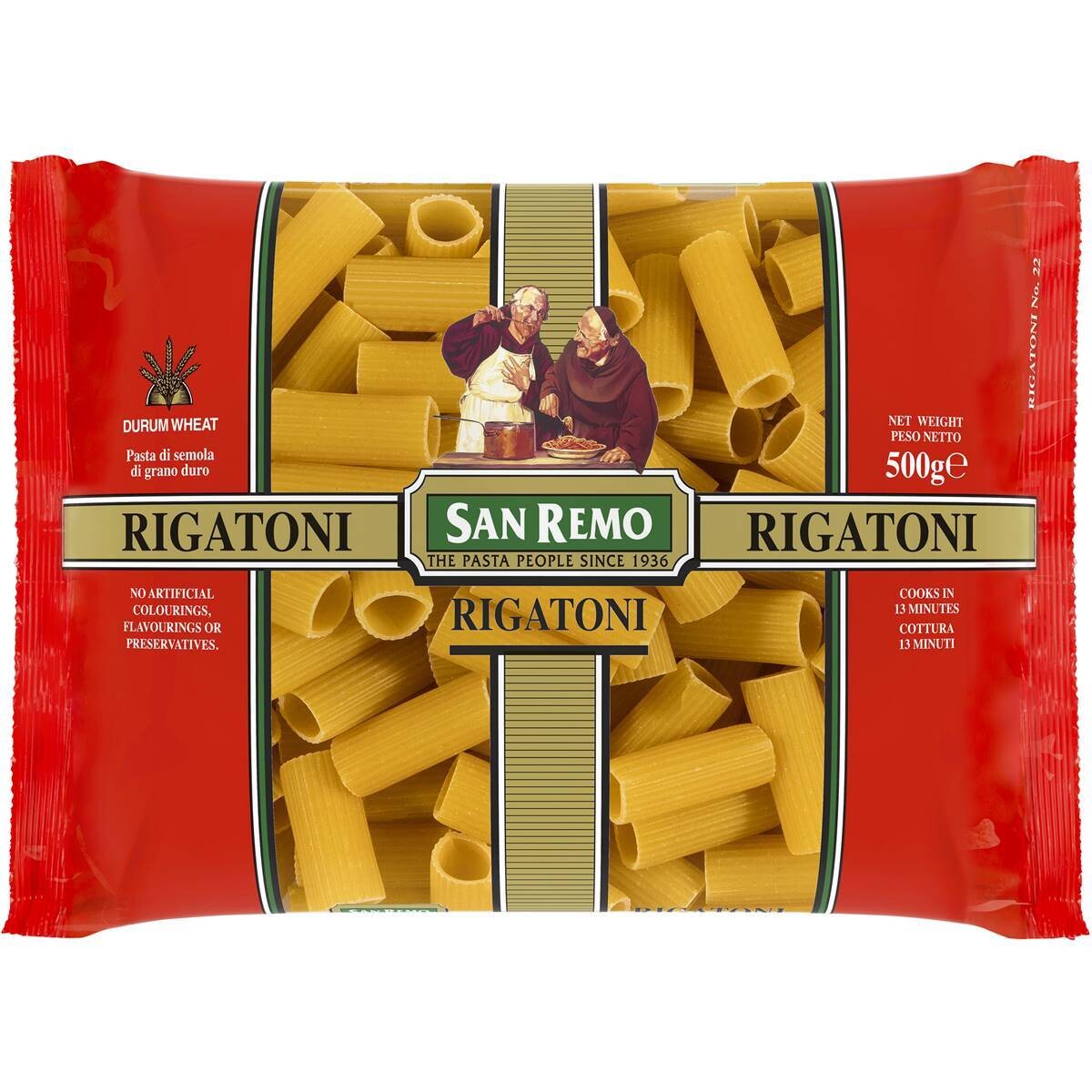 San Remo Rigatoni Pasta 500g
