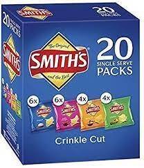 Smiths Crinkle Variety 20pk 375g