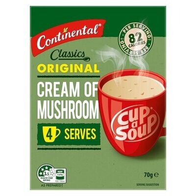 Continental Cupa Cream of Mushroom 4 serve