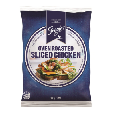 Steggles Oven Roasted Sliced Chicken 1kg
