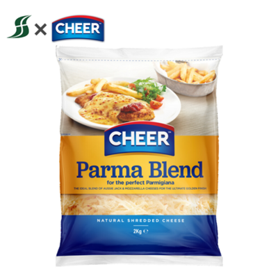 Cheer Parma Blend Shredded Cheese 2kg