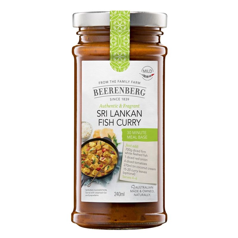 Beerenberg Sri Lankan Fish Curry 240ml