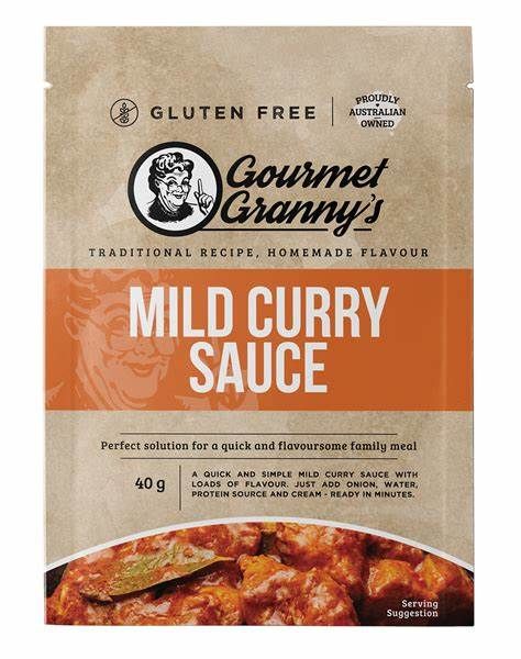 Gourmet Granny's Mild Curry Sauce 40g Gourmet Granny's Mild Curry Sauce 40g