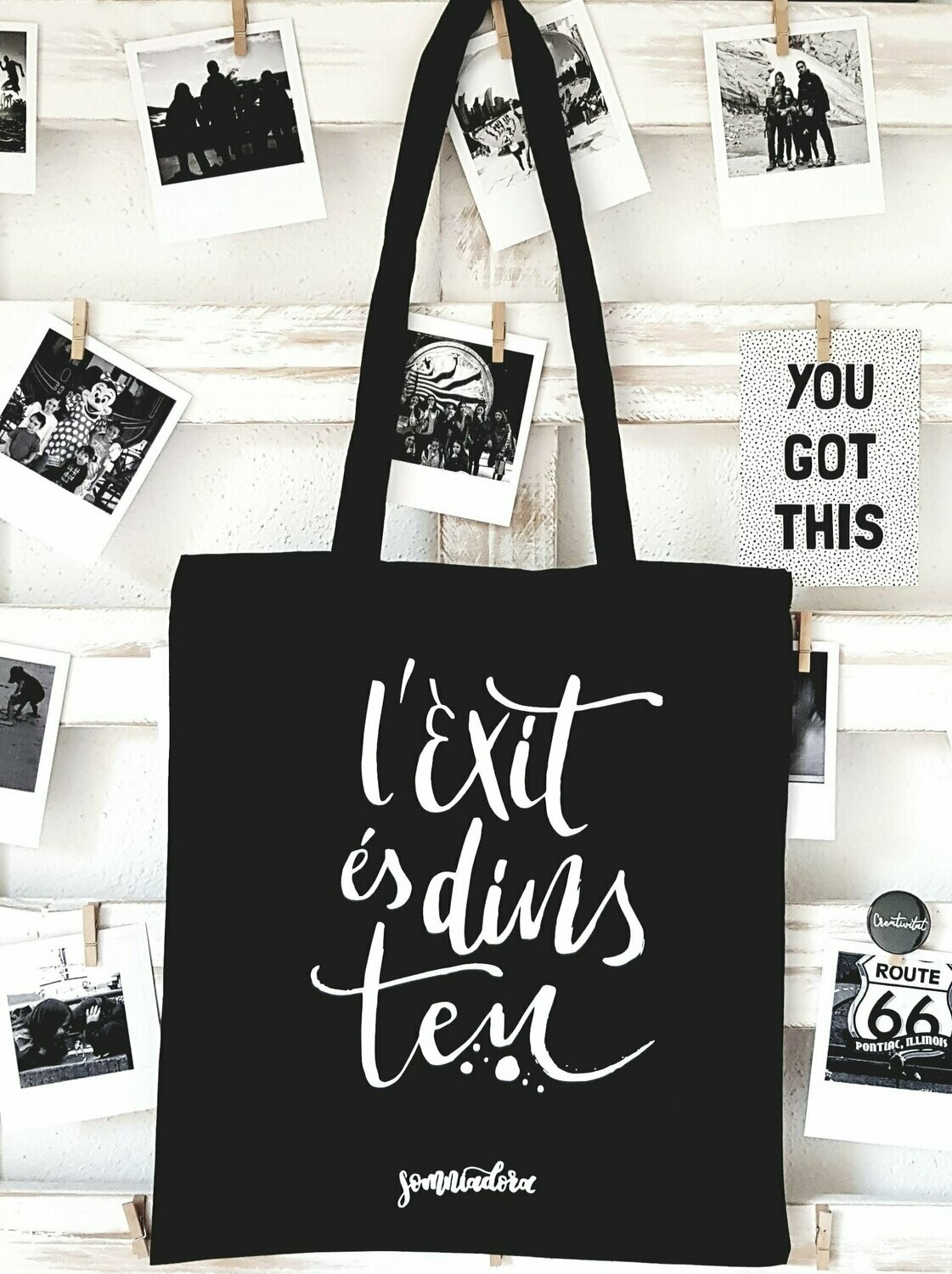 Totebag personalitzada amb la teva frase