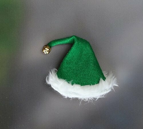 Teddy Bear Elf Hat (with bell)