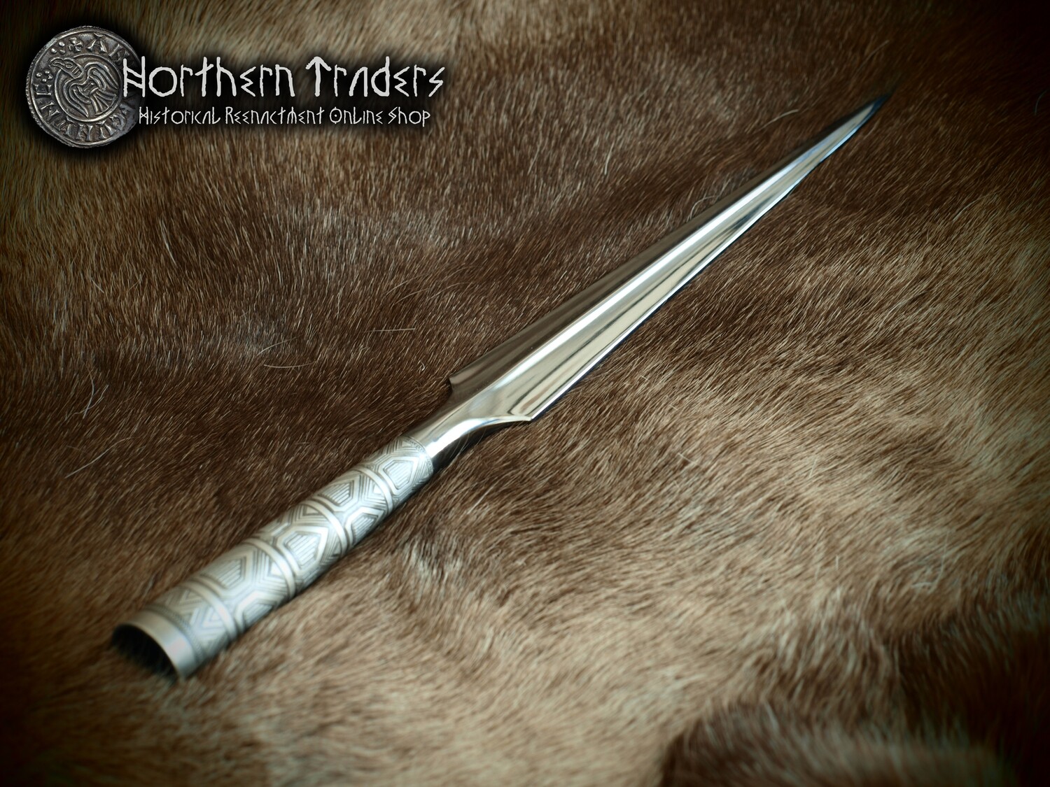 Decorated Viking Spearhead