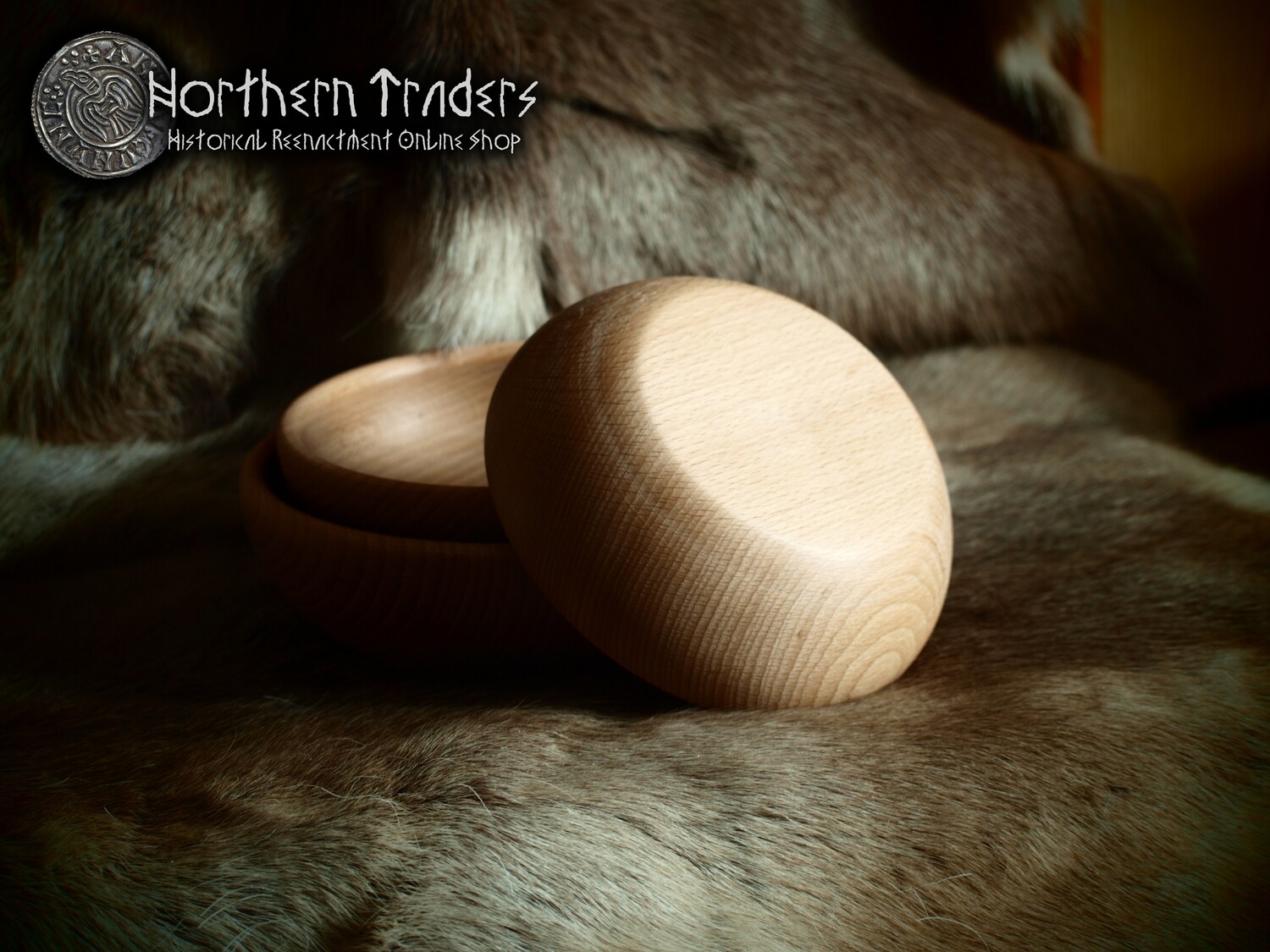 Medieval Wooden Bowl - 20 cm