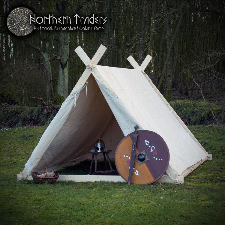 Small Viking Tent, 2.0 x 2.3 x 1.8 m - Cotton 350 gms
