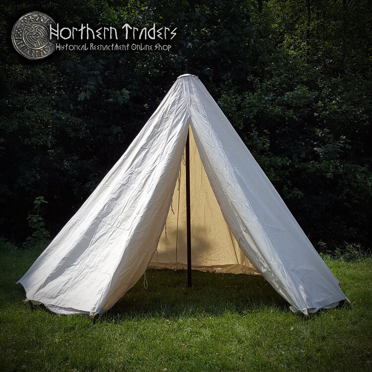 Conical Tent, Diameter 3.5 m - Cotton 350 gsm