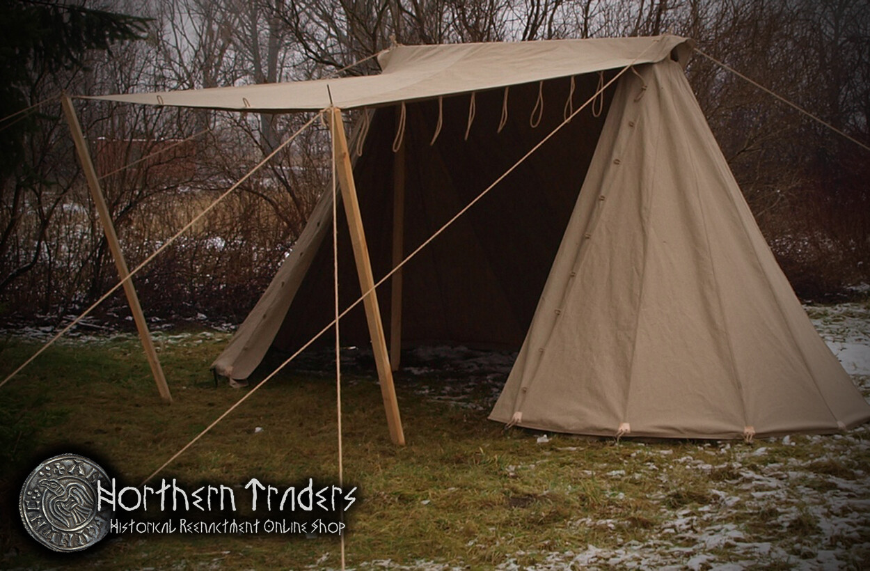 Norman / Saxon Tent – 2 x 4 – Linen