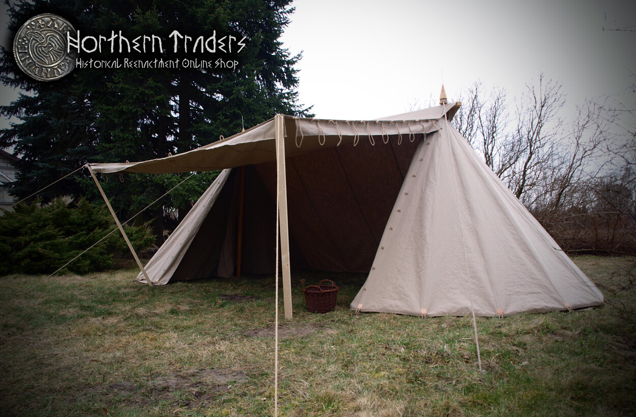 Norman / Saxon Tent – 4 x 8 – Linen