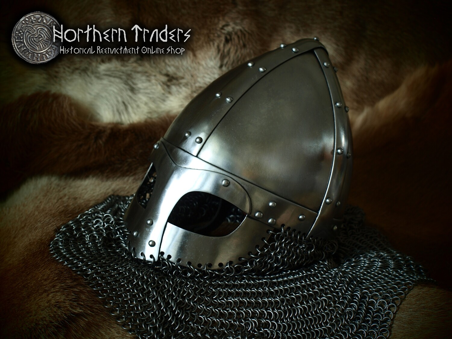 Spangenhelm with Occularia and Chainmail