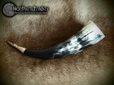 Decorated Drinking Horn