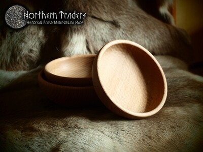 Medieval Wooden Bowl - 22 cm