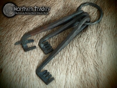 Hand-forged Viking Keys