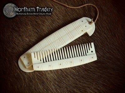 Viking Comb with Case - Defective