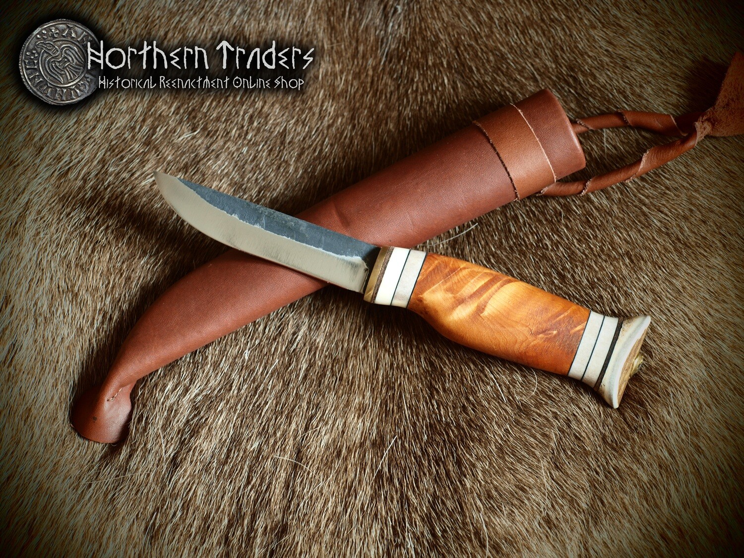 Finnish Puukko Knife with Willow Gnarl Handle