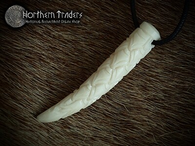 Carved Horn Pendant