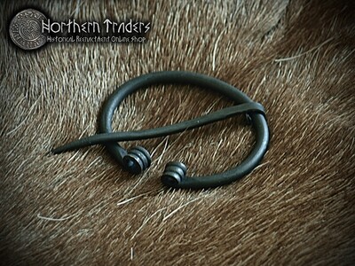 Hand Forged Oval Penannular Brooch