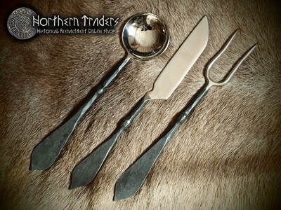 Deluxe Hand-forged Medieval Cutlery Set