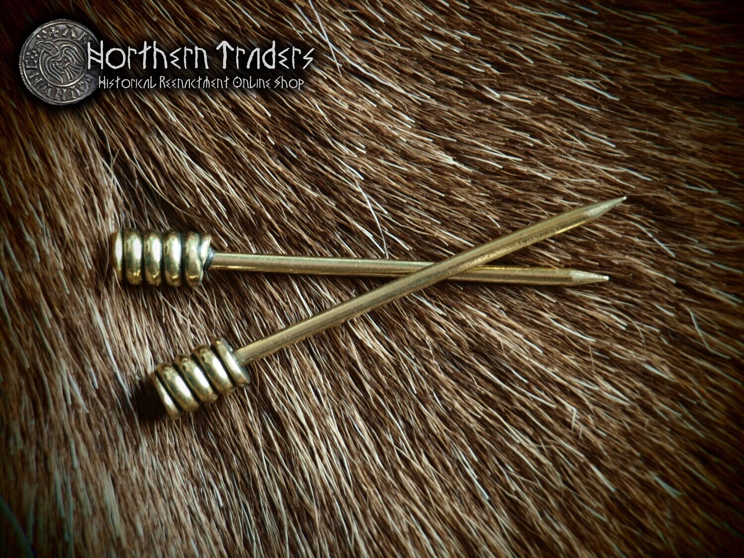Brass Pins with Twisted Head