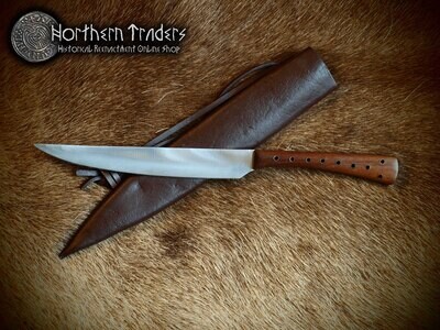 Medieval Knife with Wooden Handle