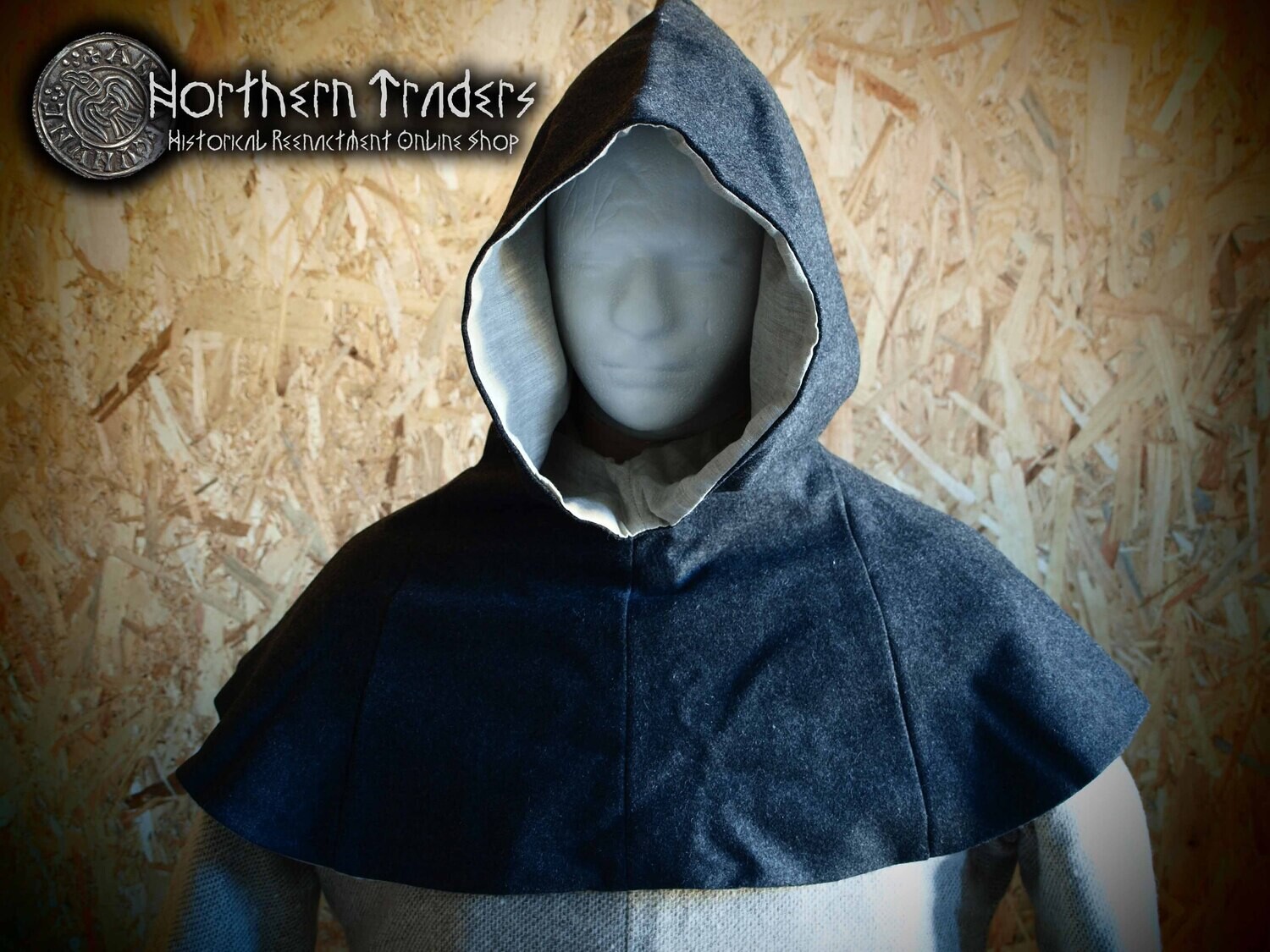 Medieval Hood - Wool & Linen