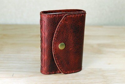 Leather Bible/Wallet Pocket Sized KJV New Testament with Psalms