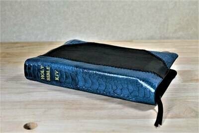 Leather Bible KJV - Ostrich Skin Bible