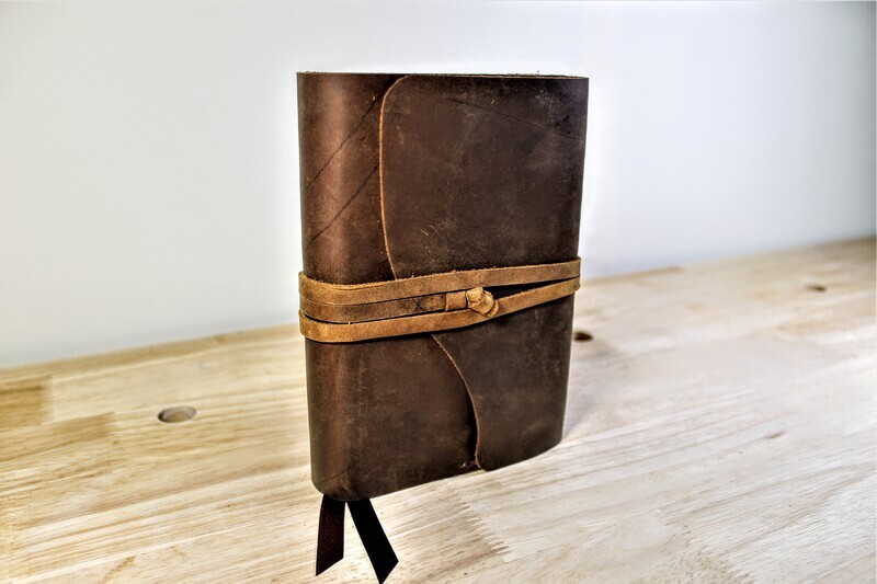 KJV Leather Bible Compact - Full Grain Cowhide