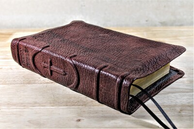 Leather Bible KJV - Buffalo Hide