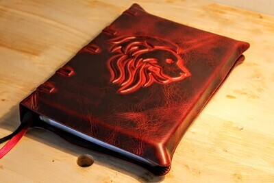Leather Bible KJV - Oxblood Cowhide