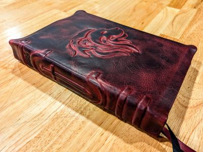 Leather Bible KJV - Oxblood Cowhide