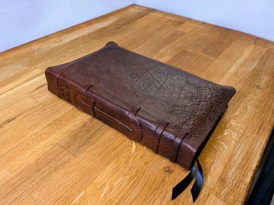 Leather Bible KJV - Buffalo Hide