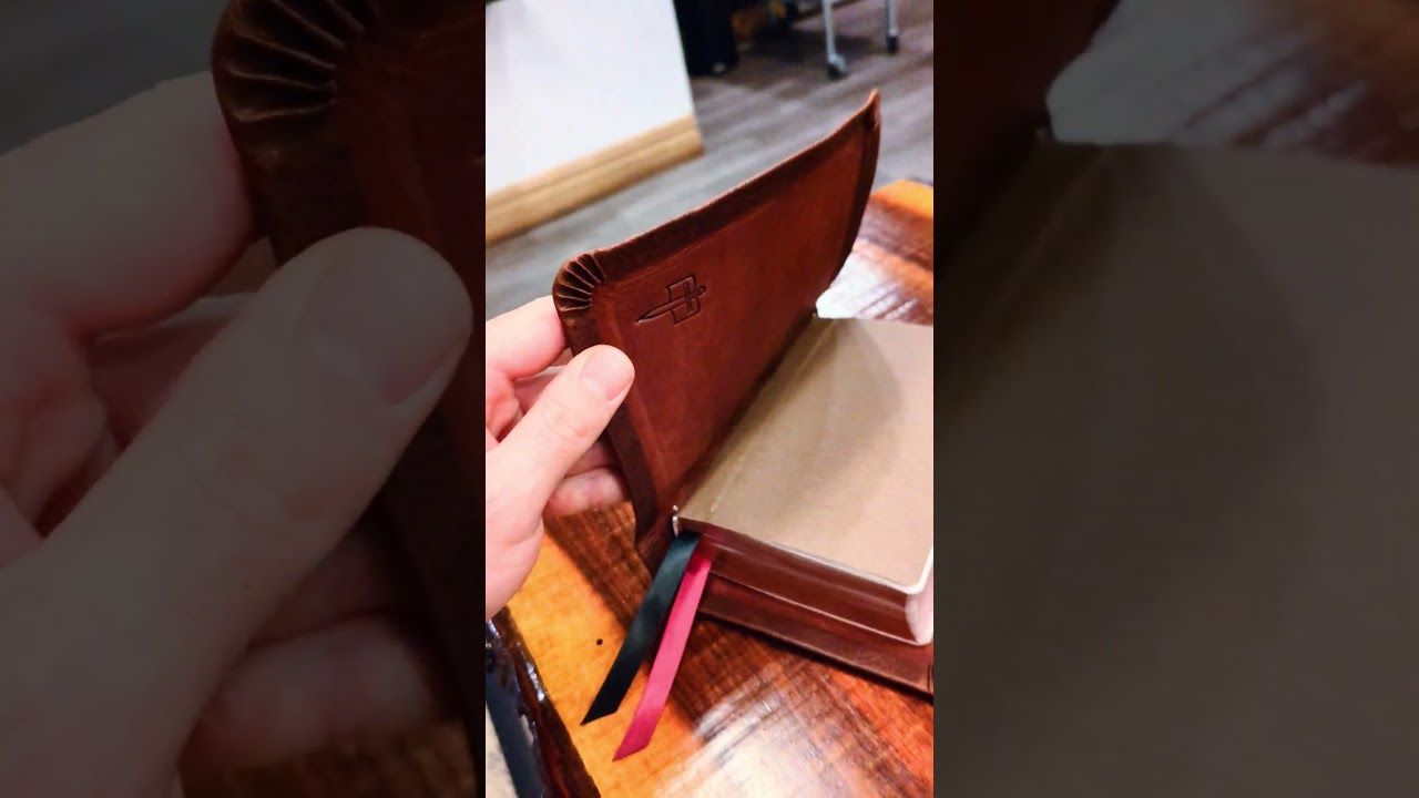 Leather Bible KJV Compact | Volcanic Kodiak