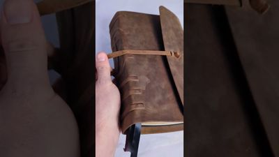 KJV Leather Journaling Bible - Rustic Leather