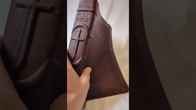 Leather Bible KJV - Buffalo Hide