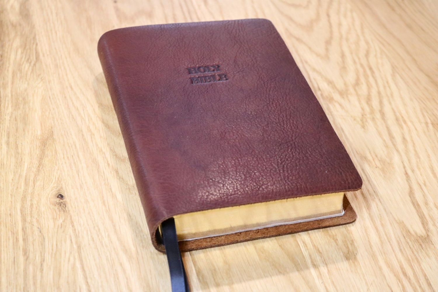 KJV Leather Bible |  Frontier Bison Hide