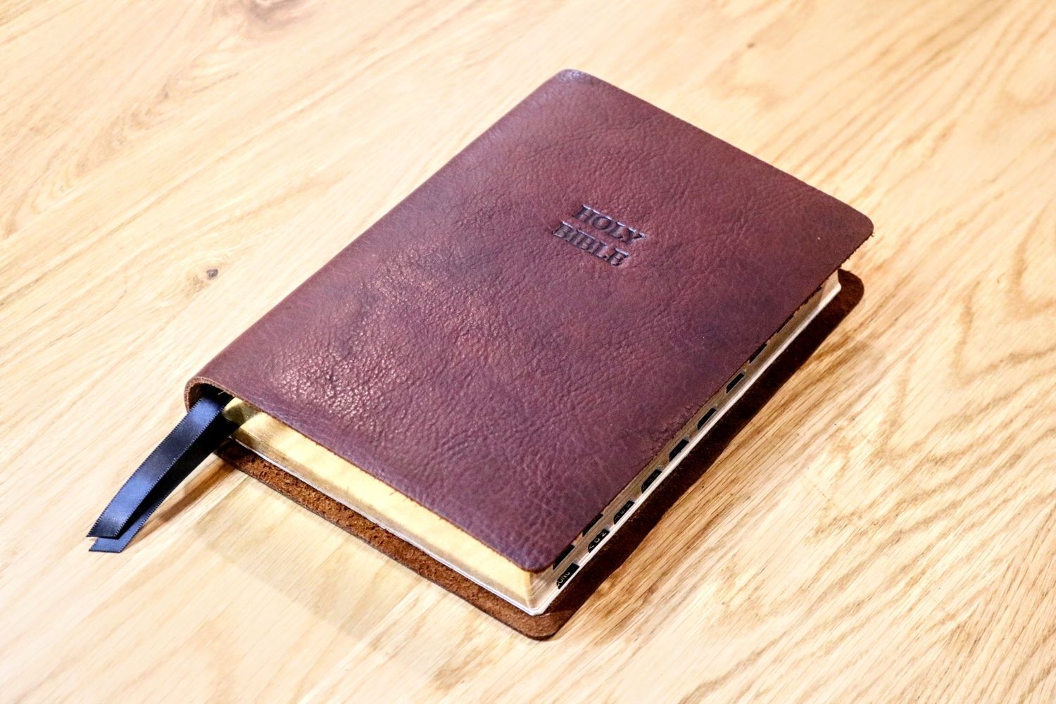 KJV Leather Bible |  Frontier Bison Hide