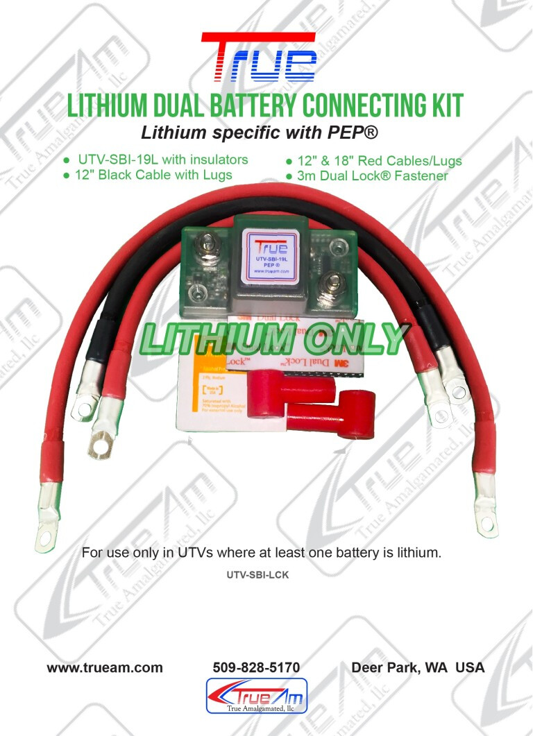 True Lithium Dual Battery Connecting Kit