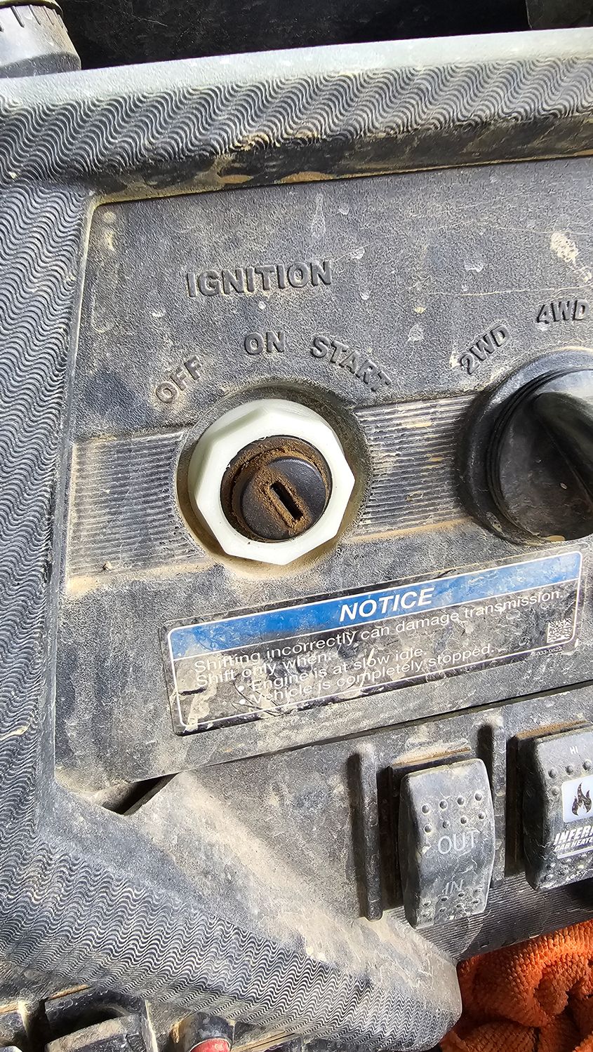 3d printed Glow in the dark ignition nut for Teryx