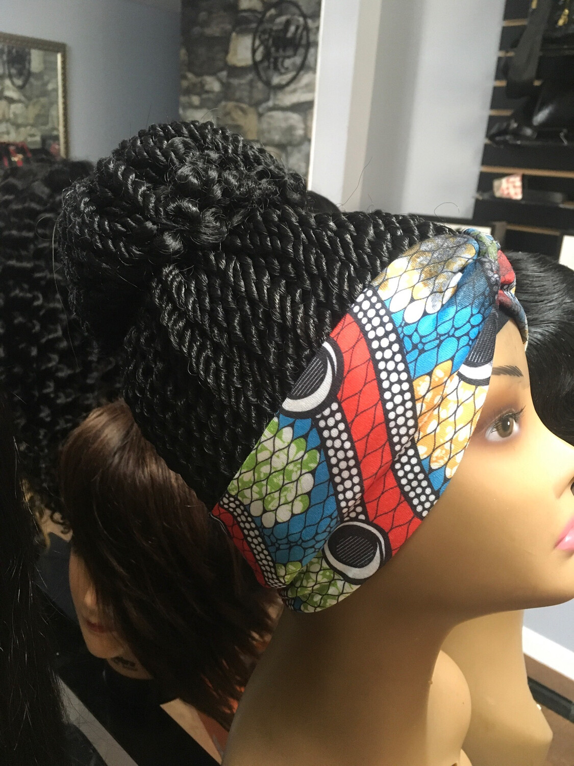 Braided Bun Wig