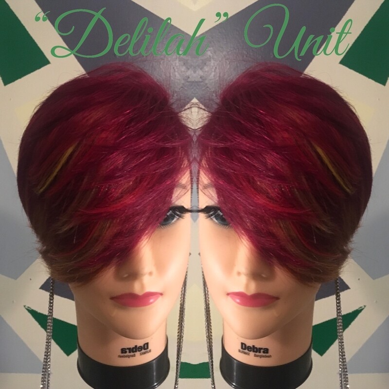 &quot;Delilah&quot; Quickweave Topper Wig