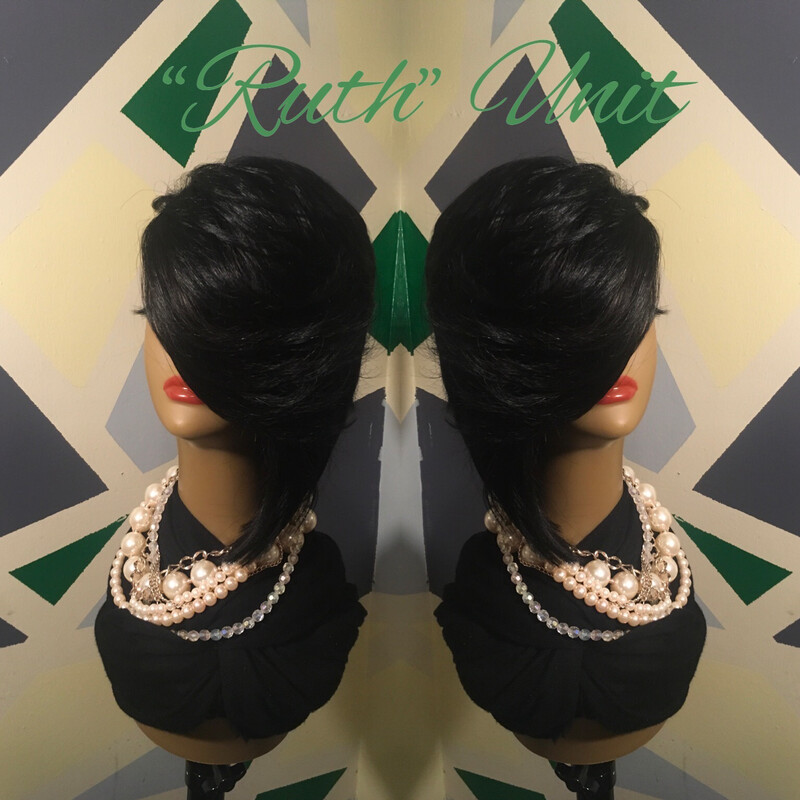 &quot;Ruth&quot; Quickweave Topper Wig