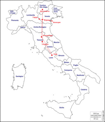Тур по Италии