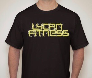 Gold Lycan Fitness T Shirt