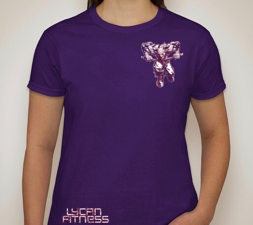 Purple Lycan Women&#39;s Fitness T- Shirt