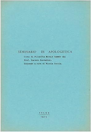 Bontadini Gustavo - Seminario di apologetica