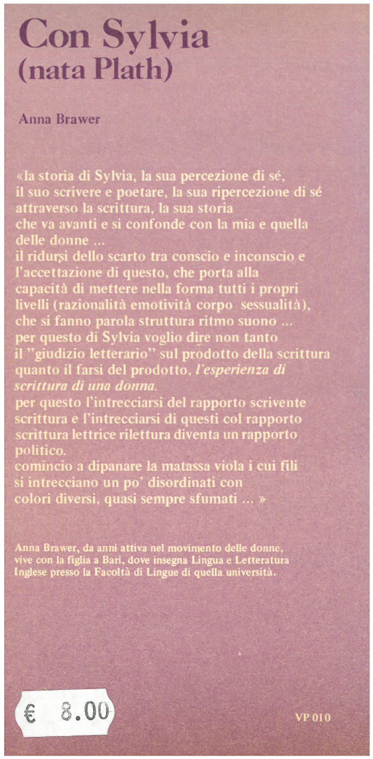 Brawer A. - CON SYLVIA (nata Plath)