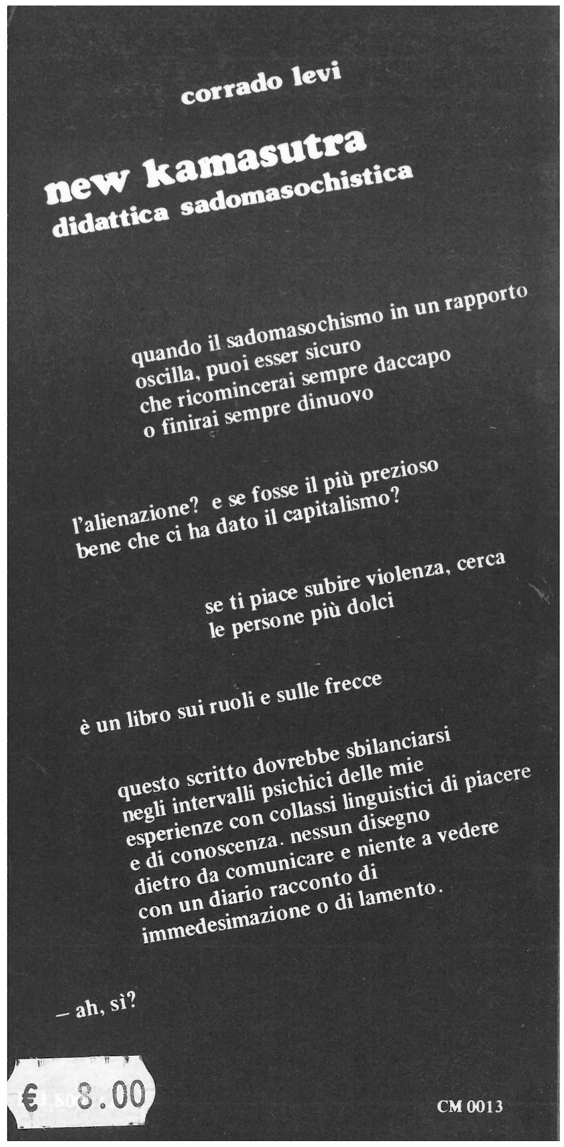 Levi C. - NEW KAMASUTRA. Didattica sadomasochistica